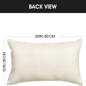 Decorative Throw Pillow Cover 12x20 Inch Floral - Image 3