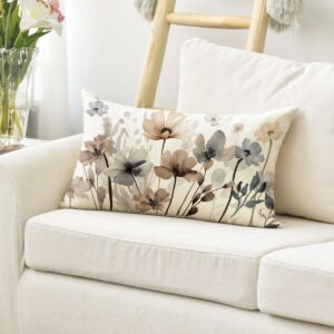 Decorative Throw Pillow Cover 12x20 Inch Floral - Image 4