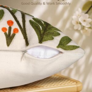Decorative Throw Pillow Cover 18x18 Inch Floral - Image 4