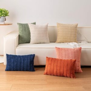 Decorative Throw Pillow Covers Pack of 2 18x18 Inch - Image 5
