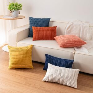 Decorative Throw Pillow Covers Pack of 2 18x18 Inch - Image 6