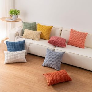 Decorative Throw Pillow Covers Pack of 2 18x18 Inch - Image 7