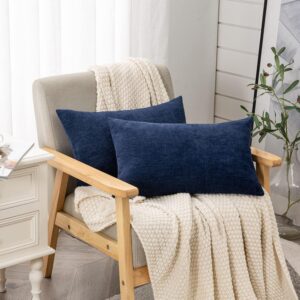Decorative Throw Pillow Covers Set of 2 12x20 Inch - Image 3
