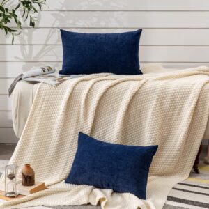 Decorative Throw Pillow Covers Set of 2 12x20 Inch - Image 5