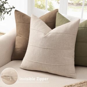 Decorative Throw Pillow Covers Set of 2 18x18 - Image 2