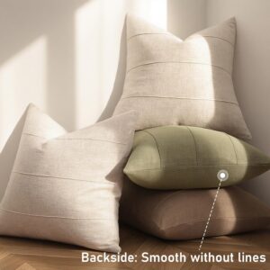 Decorative Throw Pillow Covers Set of 2 18x18 - Image 3