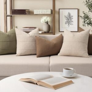 Decorative Throw Pillow Covers Set of 2 18x18 - Image 7