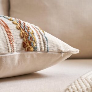 Decorative Throw Pillow Covers Set of 2 18x18 Inch - Image 5