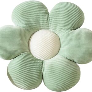 Decorative Throw Pillow Flower Design 15.75 Inch White - Image 25