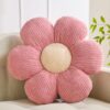 Flower Shaped Pillow Pink 15.7 Inch