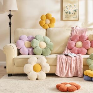 Flower Shaped Pillow Pink 15.7 Inch - Image 3