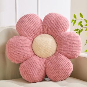 Flower Shaped Pillow Pink 15.7 Inch