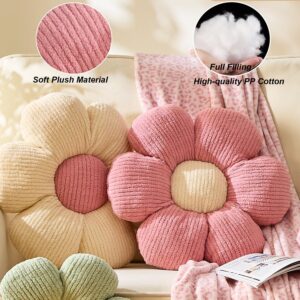Flower Shaped Pillow Pink 15.7 Inch - Image 4